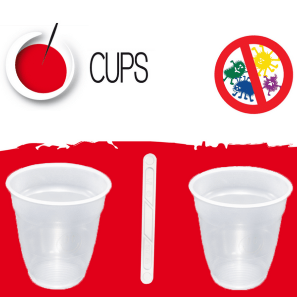 Dall’italiana Cups srl bicchieri e palette antibatterici per il Vending