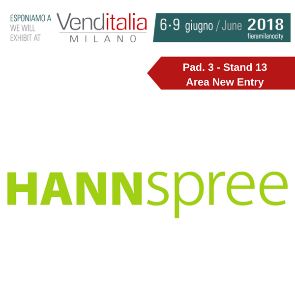 Venditalia 2018. Le novità di HANNspree®