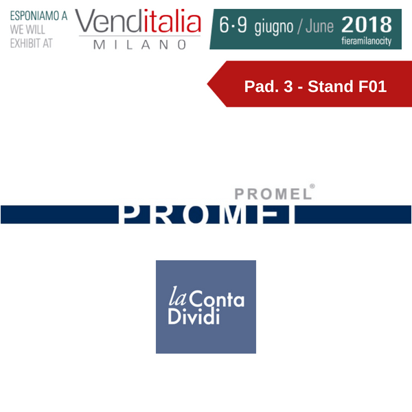 Venditalia 2018. Le novità di PROMEL – La Conta Dividi