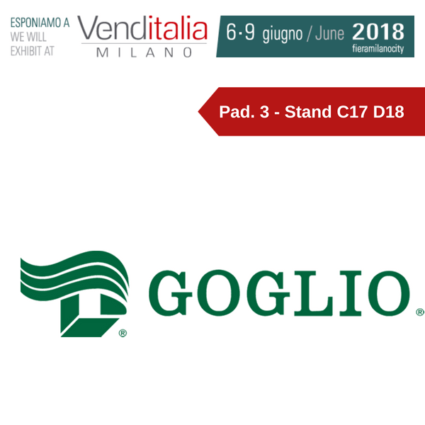 Venditalia 2018. Le novità di GOGLIO SpA