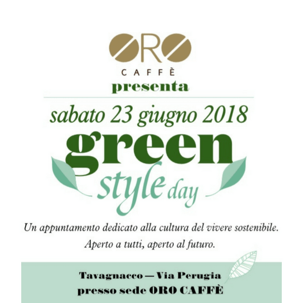 Green Style Day: il 23 giugno con Oro caffè e il vivere sostenibile