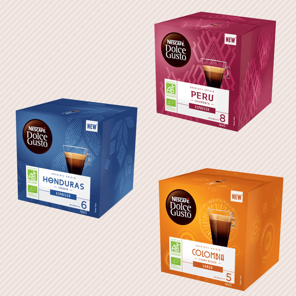 Nescafé® Dolce Gusto® lancia la nuova gamma di caffè bio monorigine