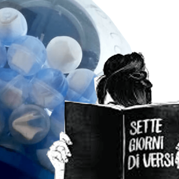 Un distributore automatico per la Settimana della Poesia