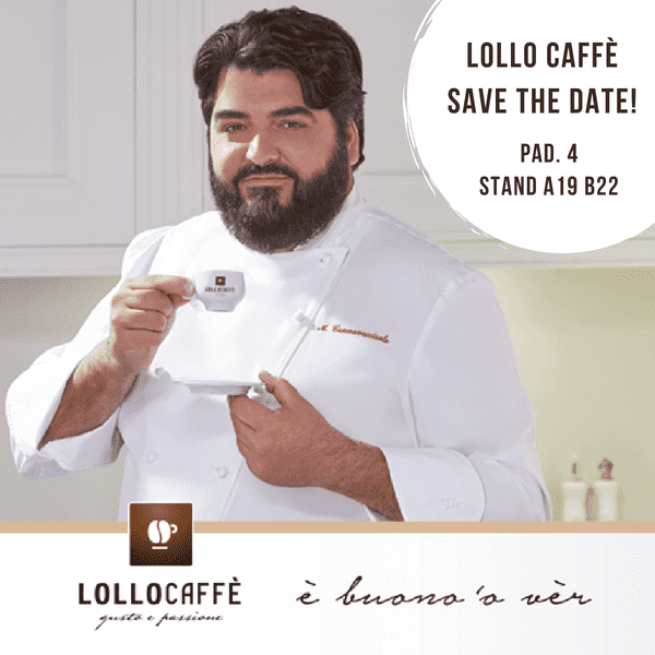 Venditalia 2018. Tutti gli eventi allo stand LOLLO CAFFÈ