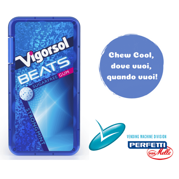Vigorsol Beats, il nuovo chewing gum di Perfetti