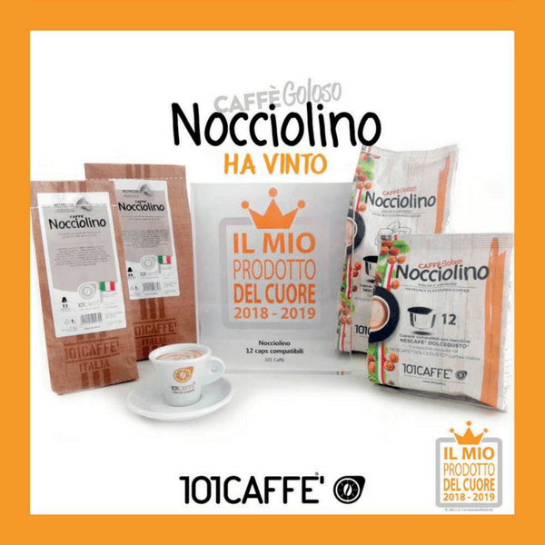 Nocciolino di 101 CAFFE’: la capsula decretata “il mio prodotto del cuore”