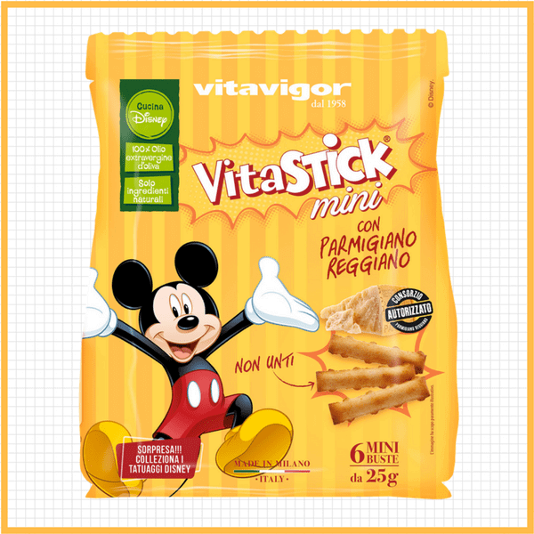 Vitavigor lancia Vitastick Mini, il nuovo snack targato Disney