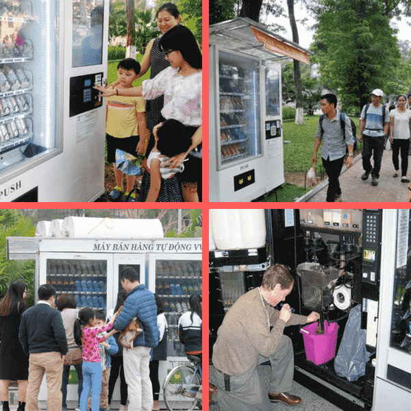 La rivoluzione Vending ad Hanoi, capitale del Vietnam