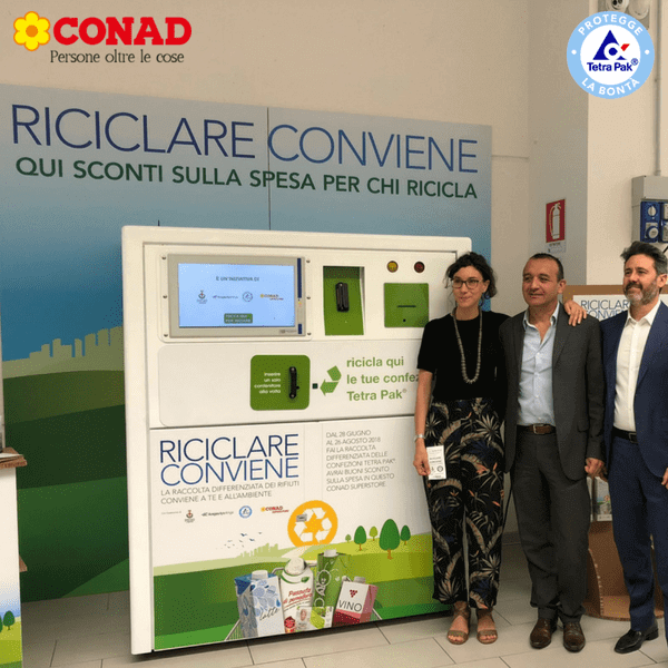 Riciclare Conviene: Tetra Pak e Conad insieme a Padova per l’ambiente