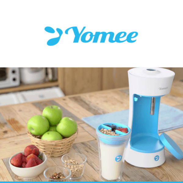 Yomee: la macchina a capsule per fare lo yogurt in casa