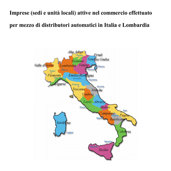 Seimila attività di distribuzione automatica in Italia. Roma al top