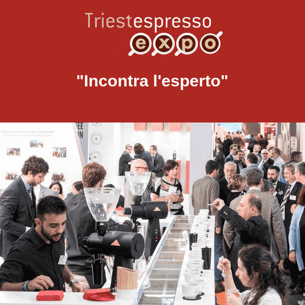 “Incontra l’esperto” a TriestEspresso Expo 2018