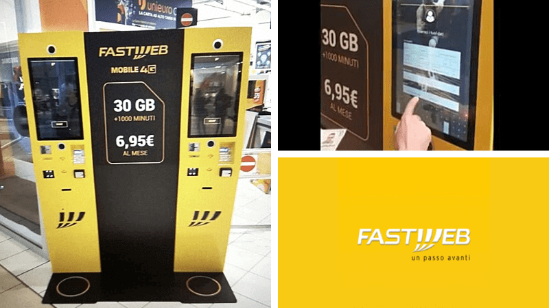 FASTWEB, distributore automatico