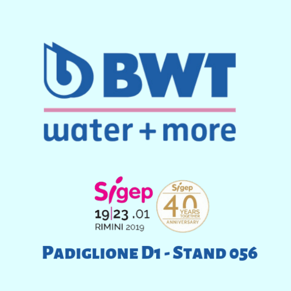 BWT Water+More Italia Srl @ a SIGEP 2019