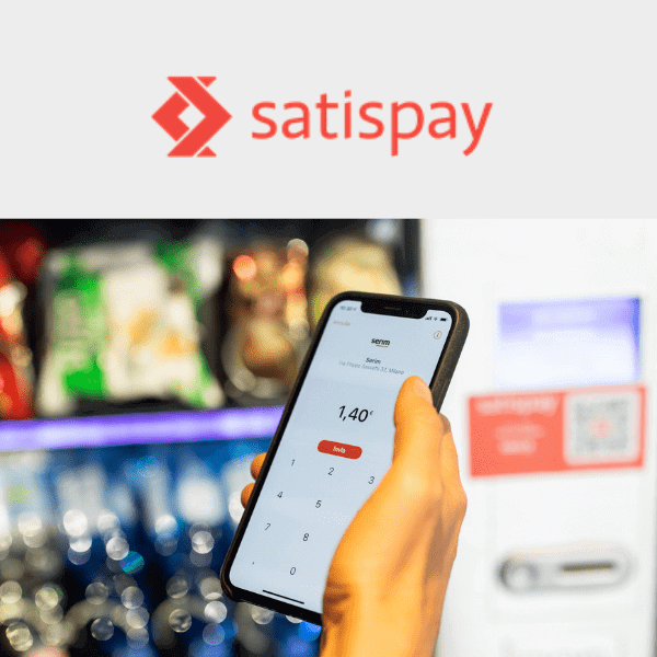 Il servizio di mobile payment Satispay entra nel mondo del Vending