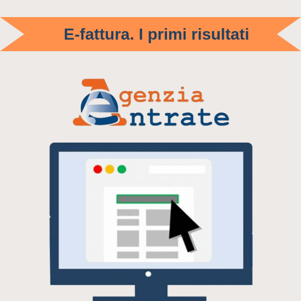 Fatturazione elettronica. L’AdE comunica i primi risultati