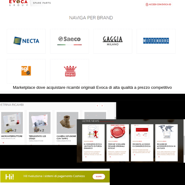 EVOCA Group presenta il nuovo portale  e-commerce