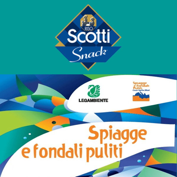 Riso Scotti Snack insieme a Fondali Puliti per l’ambiente