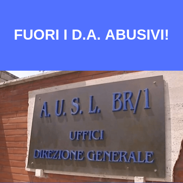 Abusivi i d.a. delle sedi ASL di Brindisi. Scatta l’inchiesta
