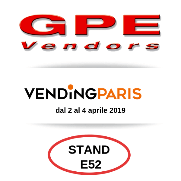 GPE Vendors a Vending Paris con importanti novità