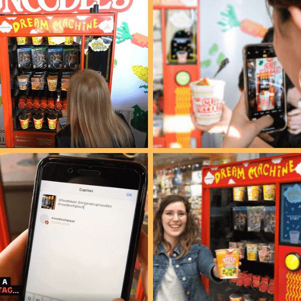 La vending machine che accetta i post di Instagram come valuta