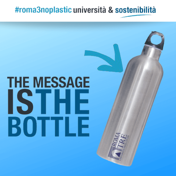 #PlasticFree. L’Uni Roma 3 dispensa borracce agli studenti