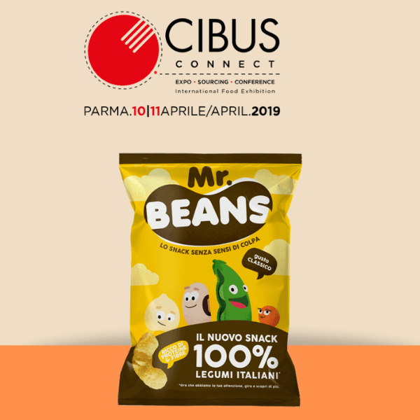 A Cibus Connect Mr Beans, lo snack 100% legumi italiani