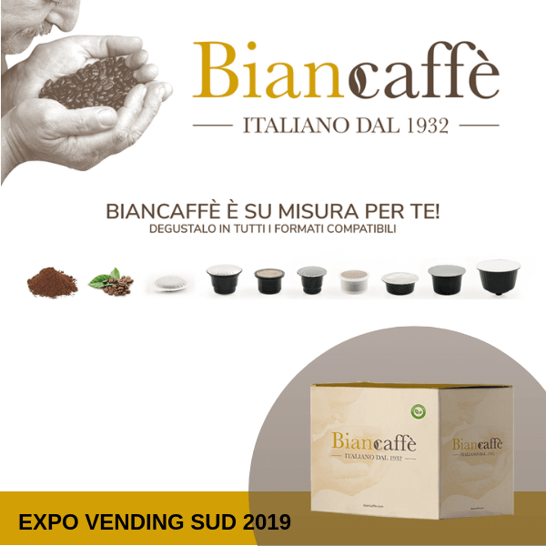 Biancaffè porta i suoi valori a Expo Vending Sud 2019