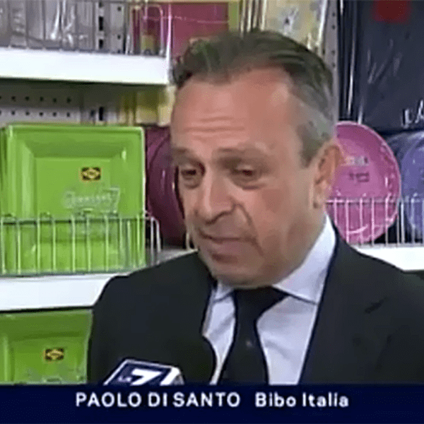 Bibo Italia al TG La7 sulla questione della plastica monouso