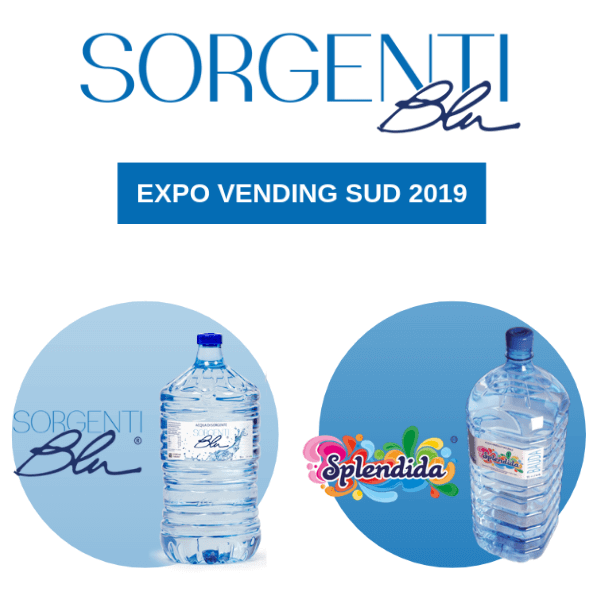 A Expo Vending Sud le soluzioni per l’acqua da bere di Sorgenti Blu