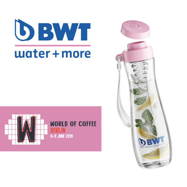 BWT water+more Event Host Sponsor a World of Coffee 2019
