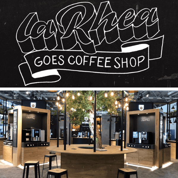 Rheavendors a Eu’Vend con il nuovo format larhea goes coffee shop