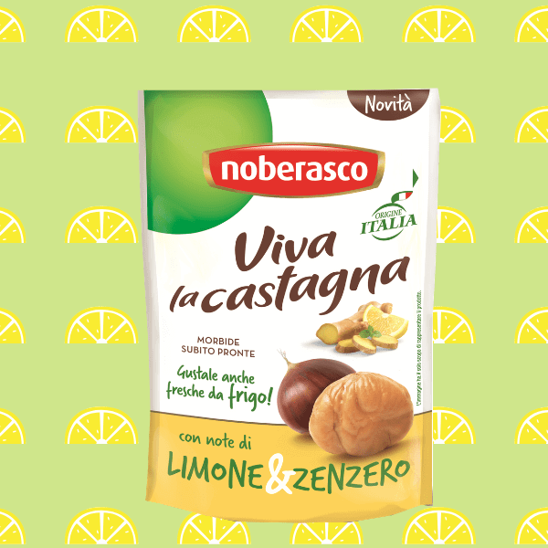 Noberasco trasforma le castagne in uno snack estivo