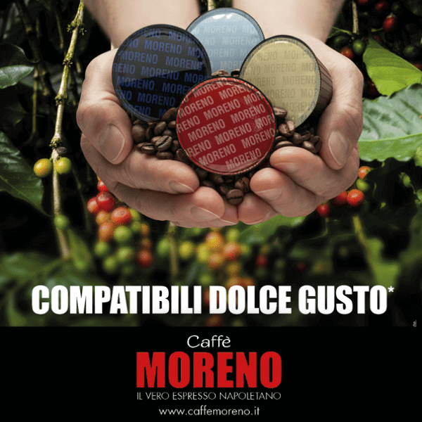 Caffè Moreno amplia la gamma delle miscele Dolce Gusto*