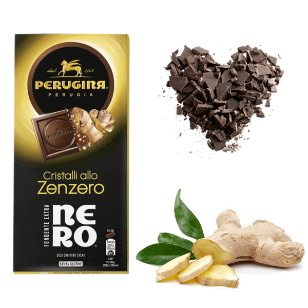 Perugina Nero Cristalli allo Zenzero dedicato ai “fondentisti”