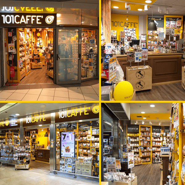 101CAFFE’ debutta nel travel retail a Milano e Roma