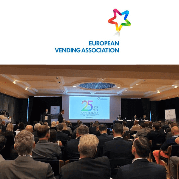 EVA: la festa per i 25 anni dell’associazione europea del settore Vending e OCS