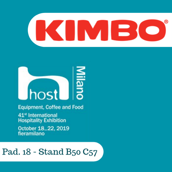 Kimbo a Host 2019 con un maxi stand e le novità in capsule