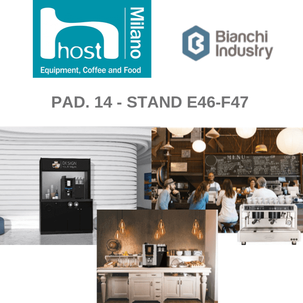 Bianchi Industry a HOST 2019 col concept “Design Your Break”