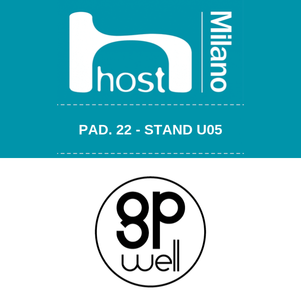 A HOST 2019 tutte le novità gpwell Giant Power – Pad. 22 Stand U05