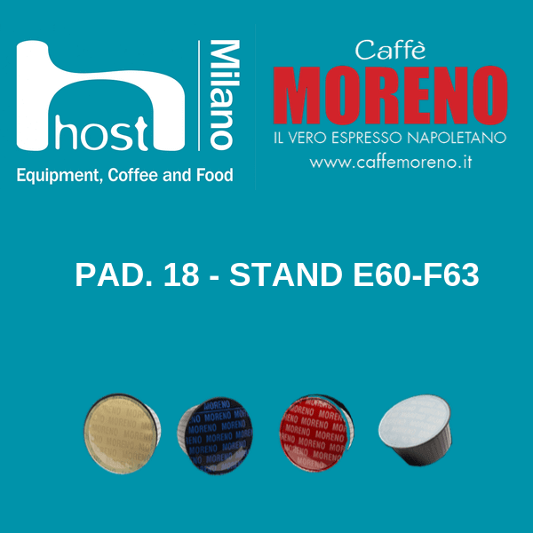 HOST 2019. Caffè Moreno e la tradizione napoletana dell’espresso