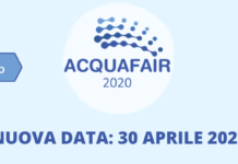 Acquafair 2020. Rinviata al 30 aprile la terza edizione dell’evento