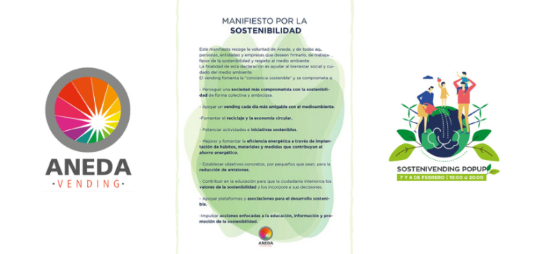 ANEDA – Associazione spagnola del Vending – lancia il Manifesto della Sostenibilità
