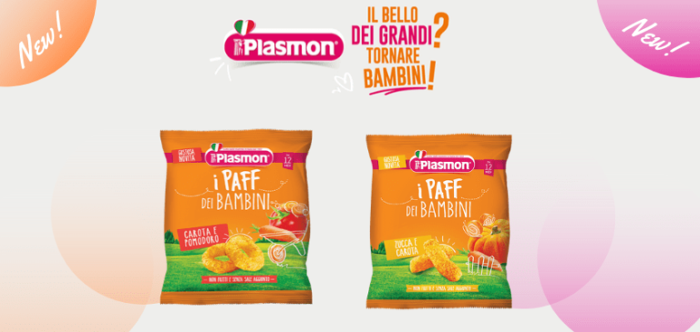 Da Plasmon i Paff dei Bambini”, i nuovi snack deliziosi anche per i grandi
