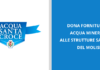 COVID-19. Santa Croce dona forniture di acqua agli ospedali del Molise