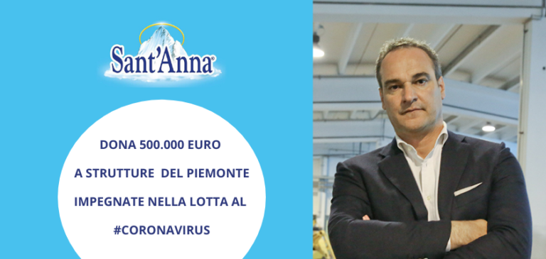 Gruppo Sant’Anna – Fonti di Vinadio dona € 500.000 a strutture del Piemonte