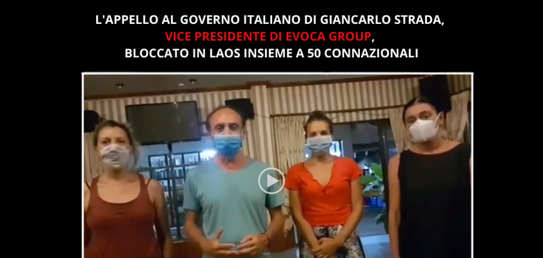 Il Vice Presidente di EVOCA GROUP bloccato in Laos con 50 connazionali