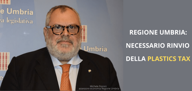 La Regione Umbria richiede lo slittamento al 2021 della plastics tax