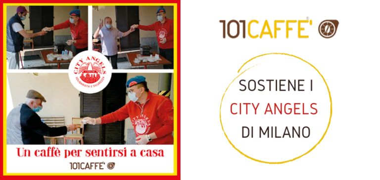 COVID-19. 101 CAFFE’ sostiene i volontari dell’associazione City Angels a Milano