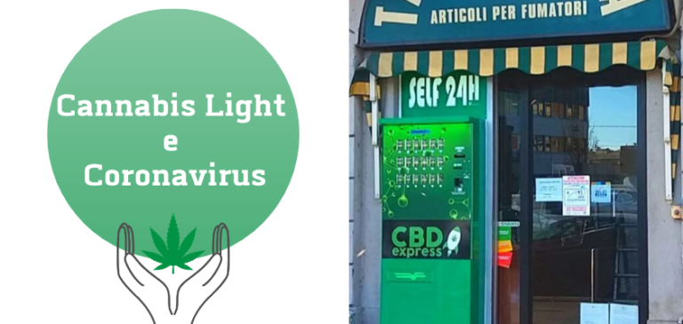 L’impatto del Coronavirus sulle vendite di cannabis light via e-commerce e vending
